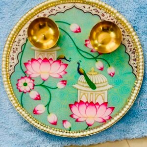 PREMIUM RESIN POOJA THALI